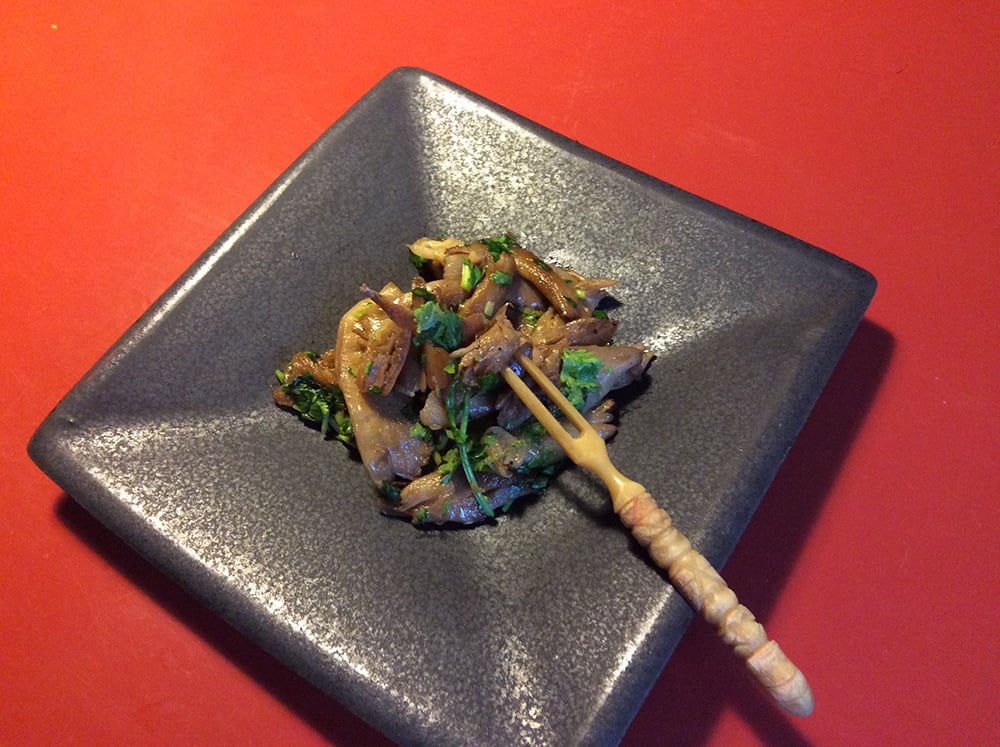 Østershat i thai-inspireret marinade. Foto Mette Maulitz